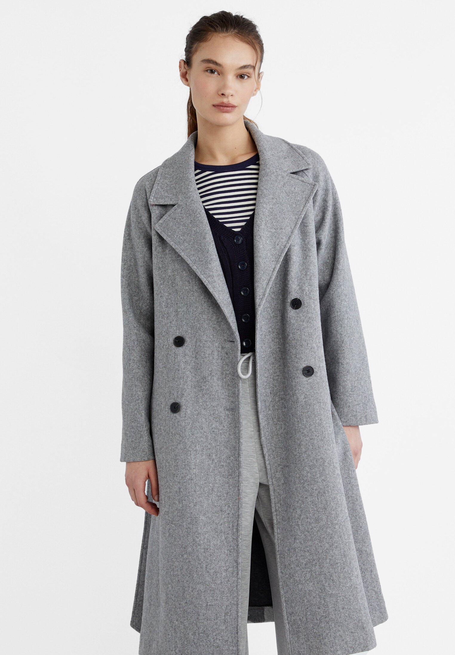 Trenchcoat damen grau Clearance